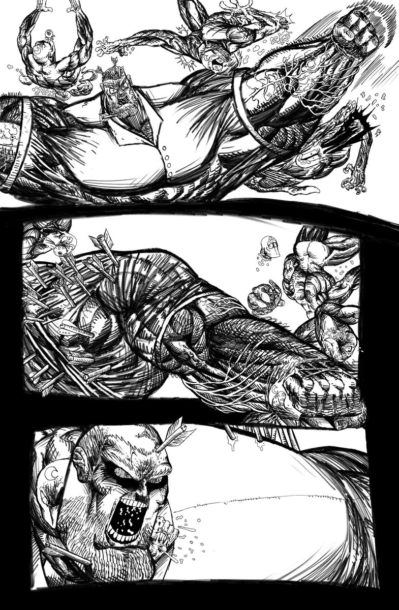 Flexymaltwitta1's tweet image. My favorite pages so far. I’ve got 4 pages left. These are my fav finished pages. I’ll finish issue 3 this week.