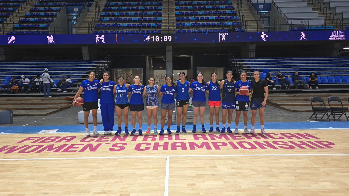 🇸🇻🏀 Nuestra selección mayor femenina ya está en el Gimnasio Alexis Argüello de Managua, Nicaragua, para disputar mañana el FIBA Americas Women’s Championship 2025.

💪 ¡Vamos, El Salvador!

#FIBA #AmericasWomensChampionship2025 #FESABAL #SelecciónFemenina