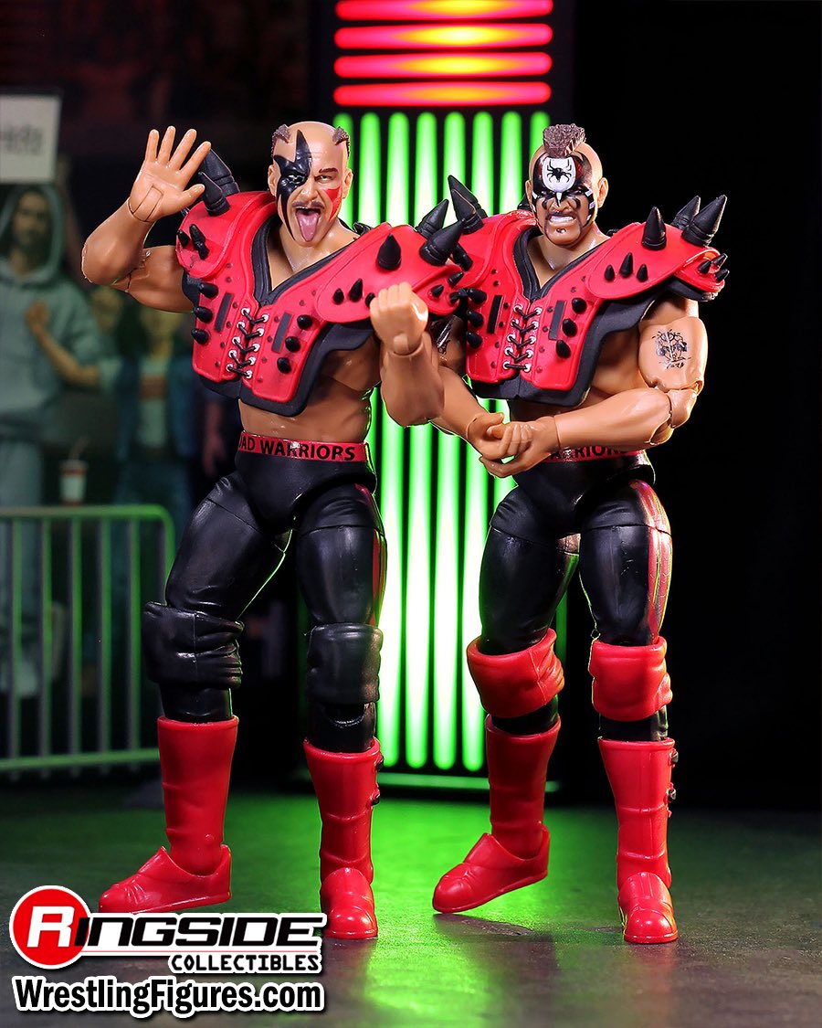 RingsideC's tweet image. RSC UNSANCTIONED: Classic Superstars Road Warriors Ringside Exclusive 2-Pack is BACK IN STOCK! 🚨‼️
Shop Now → Ringsid.ec/RSCUnsanctioned
📷 @JayLoganWWE
#RingsideCollectibles #WrestlingFigures #RSCUnsanctioned #RingsideExclusive #RoadWarriors #RoadWarriorAnimal…