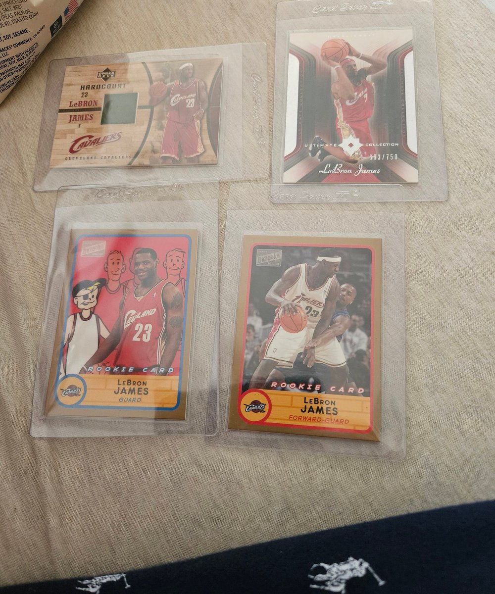 JoshuaRCook's tweet image. Hobby update #23. Picked these boxes up in an online auction for my cousin&apos;s kiddo to sell at a Dec. show for a great hobby learning experience etc. Find the LeBron rookies and ⚾️ 🌟 mixed in...sent them off to grading.