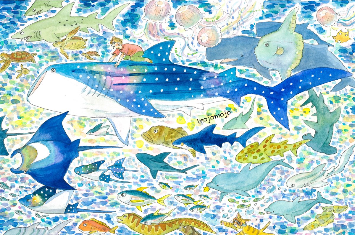 YKMOnyan's tweet image. #海の日  #illustration