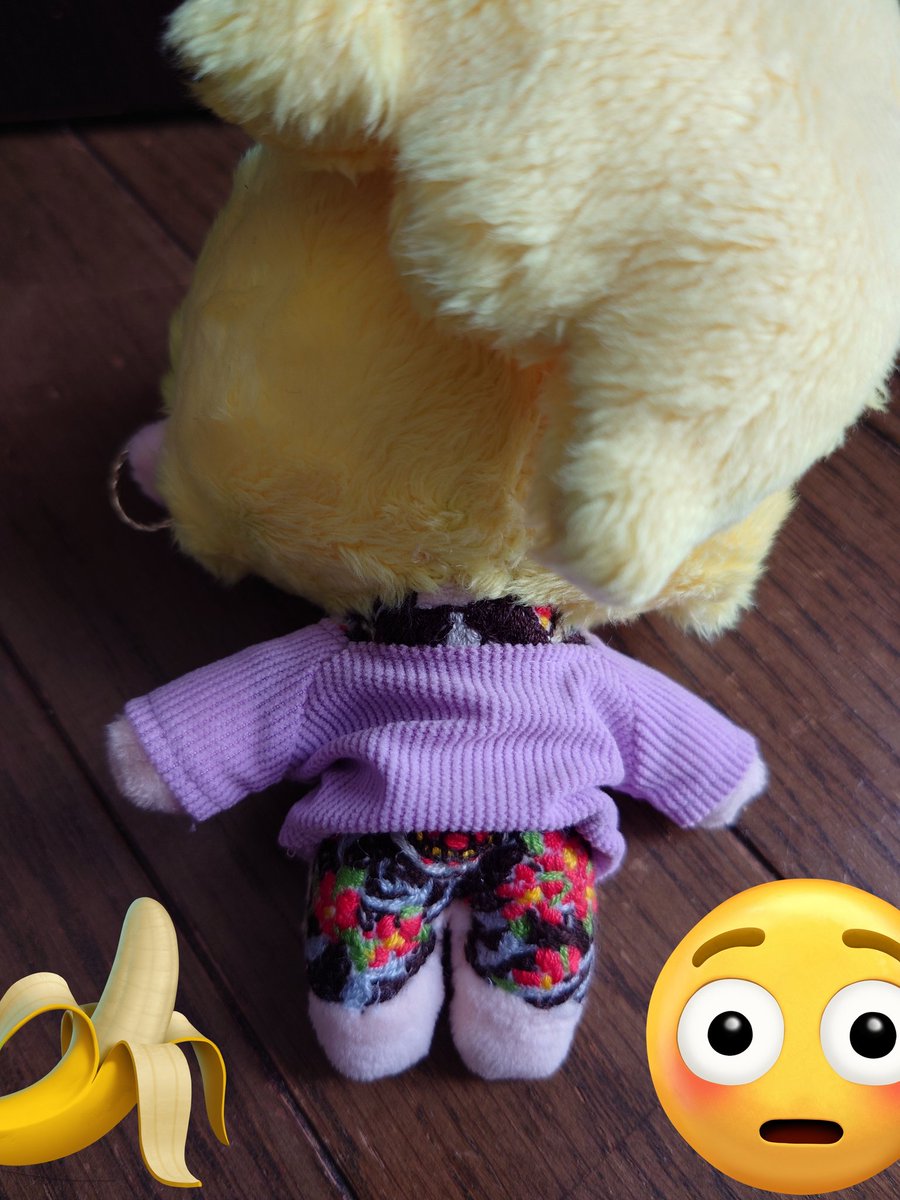 TopponP's tweet image. ゴロ美ぬい…完成…ハァハァ…!
服までは無理でしたので市販のやつを…!
どうしても墨チラさせたくて…💦
髪の毛が…バナナ🍌にしか見えない…😇
理想と現実を見てやって下さい…
楽しかったので2体目も作ろうと思います…💖
今日から一緒に出かけようね☺️