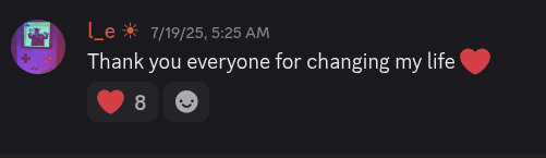 DelaneyGillilan's tweet image. We made a #gratitude channel on our Discord. Open source is hard but hearing from people sure helps!