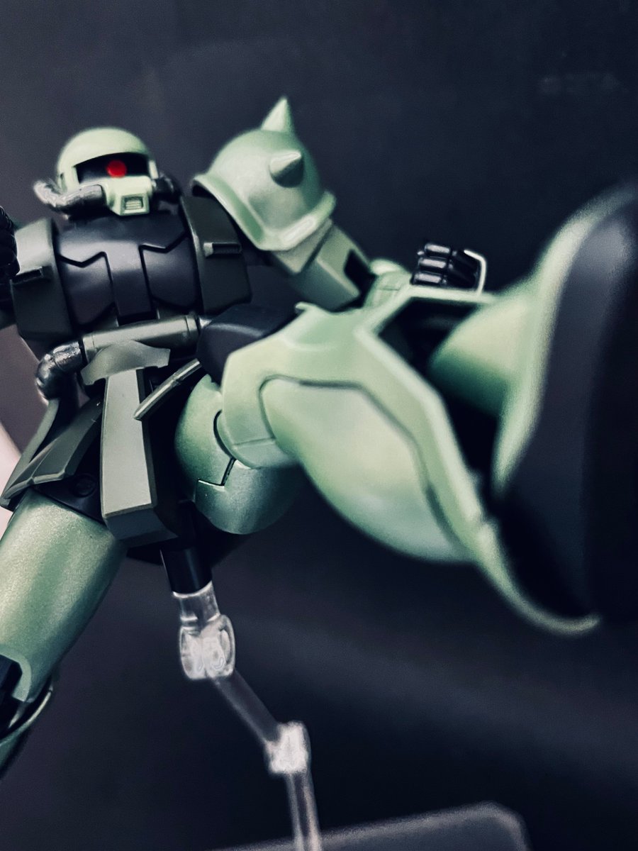 stomdad's tweet image. 暑すぎるわっ❗️

＃プラモデル好きな人と繋がりたい
＃量産型ザクII
＃機動戦士ガンダム
