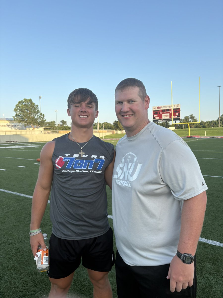 Kale Russell (@kalerussell8) on Twitter photo Had a great camp today at <a href="/SNUFootball/">SNU Football</a> ! Thank you <a href="/CoachHada/">Dustin Hada</a> and <a href="/coach40evans/">Cody Evans</a> for the invite . Looking forward to being back in the fall and January for an official visit ! Had a great camp today at <a href="/SNUFootball/">SNU Football</a> ! Thank you <a href="/CoachHada/">Dustin Hada</a> and <a href="/coach40evans/">Cody Evans</a> for the invite . Looking forward to being back in the fall and January for an official visit !