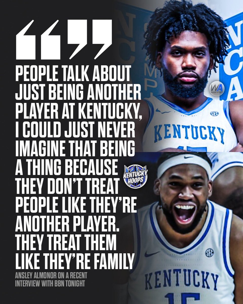 kentuckyhoopsig's tweet image. Ansley Almonor has experienced the full treatment of being a Kentucky Basketball Alumni for Coach Mark Pope through his time with La Familia 💙😼