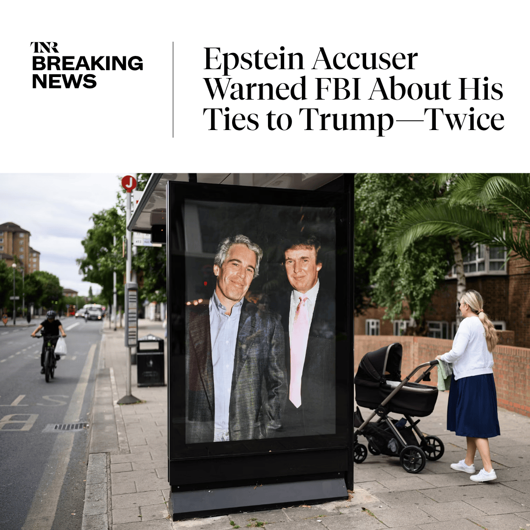 BREAKING: According to a new report, Jeffrey Epstein’s first accuser, on two occasions, mentioned Donald Trump’s name to law enforcement as an associate worth investigating.

trib.al/UekNmJK