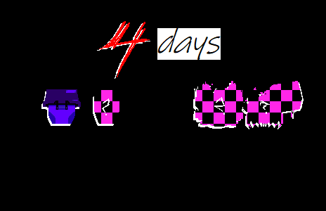 Yanzguy's tweet image. 4 DAYS TILL THE OPENING.
#FNF #neo #ourpleguy #Yanzingweek