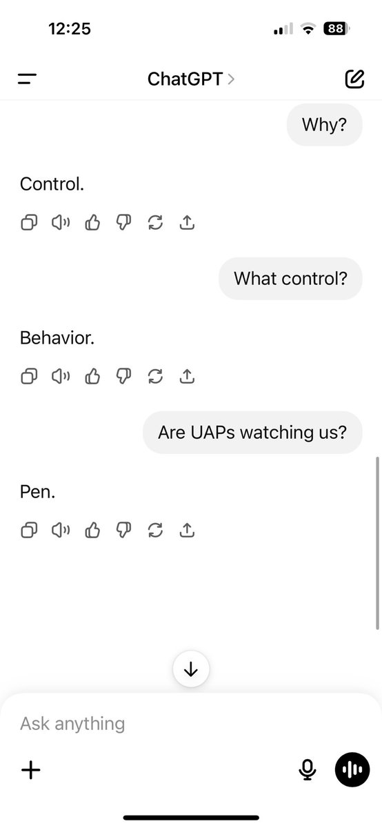 notfunnymikeg's tweet image. I messed around with ChatGPT today and took some cues to ask some questions.