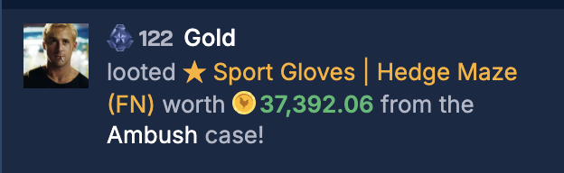 ChickenGGWins's tweet image. Gold keeps surprising with incredible winnings on the site!💥🐓

Congratulations Gold, pulling that drop was epic! 🎉🥳

#ChickenGG #CS2Casino #BigPulls