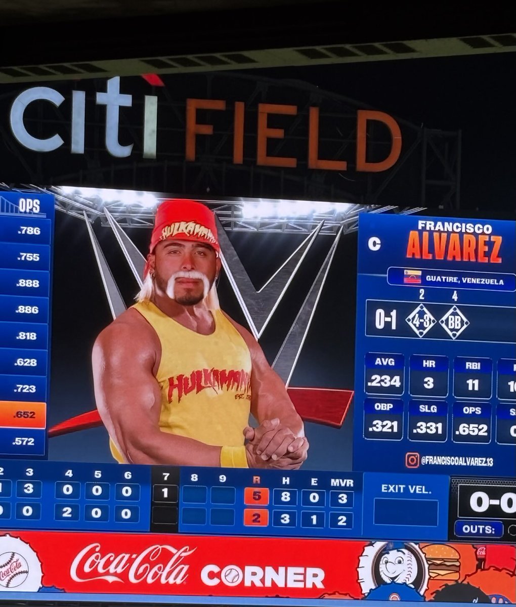 DPLennon's tweet image. Francisco Alvarez looks different since returning from Syracuse. #Mets