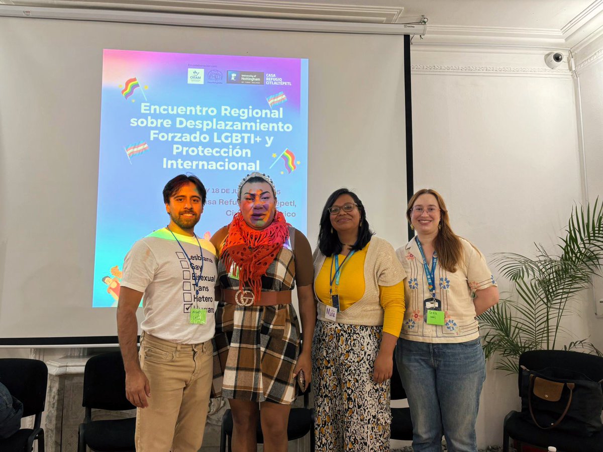 🏳️‍⚧️🚶‍♀️🏳️‍🌈 Encuentro Regional sobre Desplazamiento Forzado LGBTI+ y Protección Internacional, en la Ciudad de México. Una jornada de reflexión colectiva, intercambio de experiencias y articulación entre personas y organizaciones que acompañan, investigan o viven en carne propia las