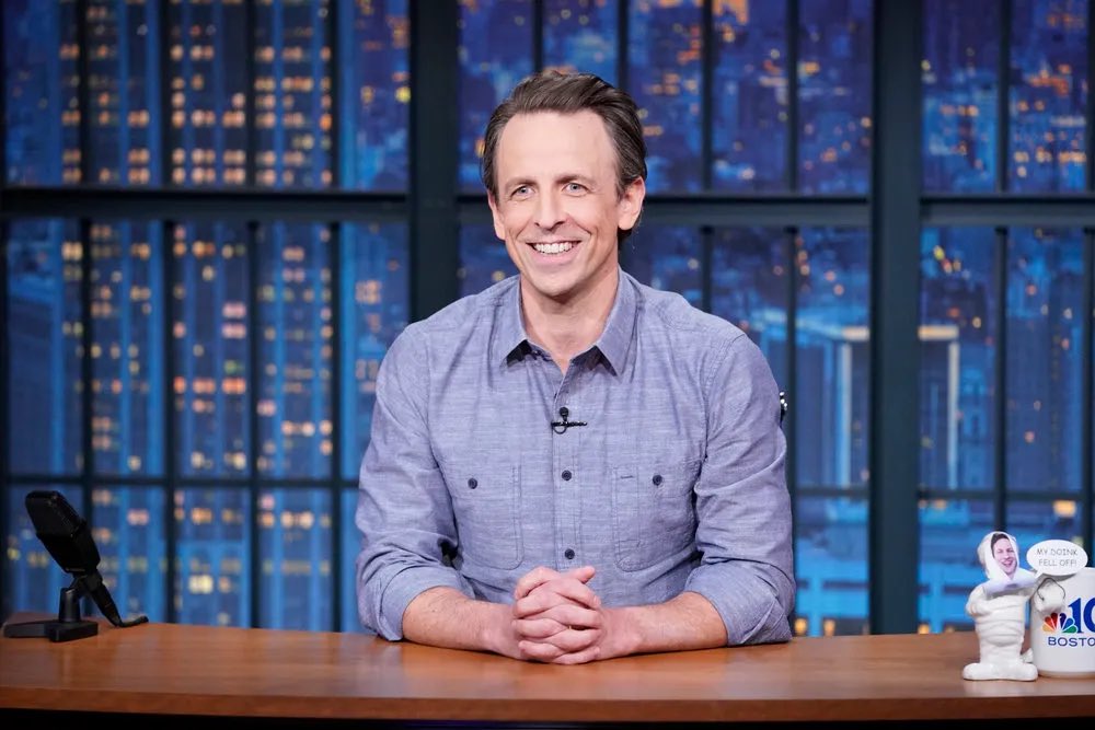 DiscussingFilm's tweet image. Jimmy Fallon, Seth Meyers and Jon Stewart will appear on ‘THE LATE SHOW WITH STEPHEN COLBERT’ tonight to show solidarity after Colbert’s show was cancelled.
(Source: @latenightercom)
