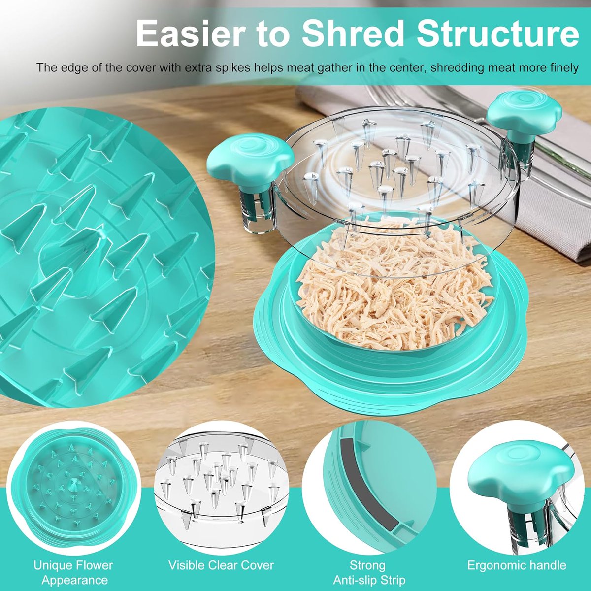 luvligems's tweet image. ........

45% Off Chicken Shredder Tool (Mint Green)

Now $10.48 (Was $18.99) – Limited Time Deal!
Shop Amazon: amzn.to/3GBBdAT

#KitchenTools #MealPrep