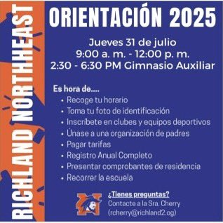 RNE_Counseling's tweet image. Mark your calendars for RNE Orientation🗓️✏️📚@RNECavaliers