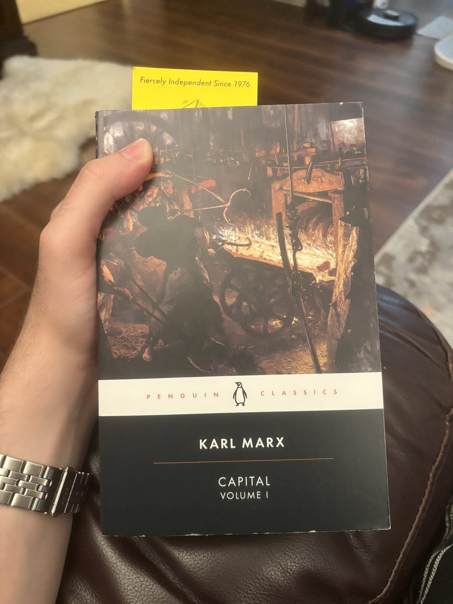 flackospalace's tweet image. Wife bought me a copy of Capital Volume 1 πππ