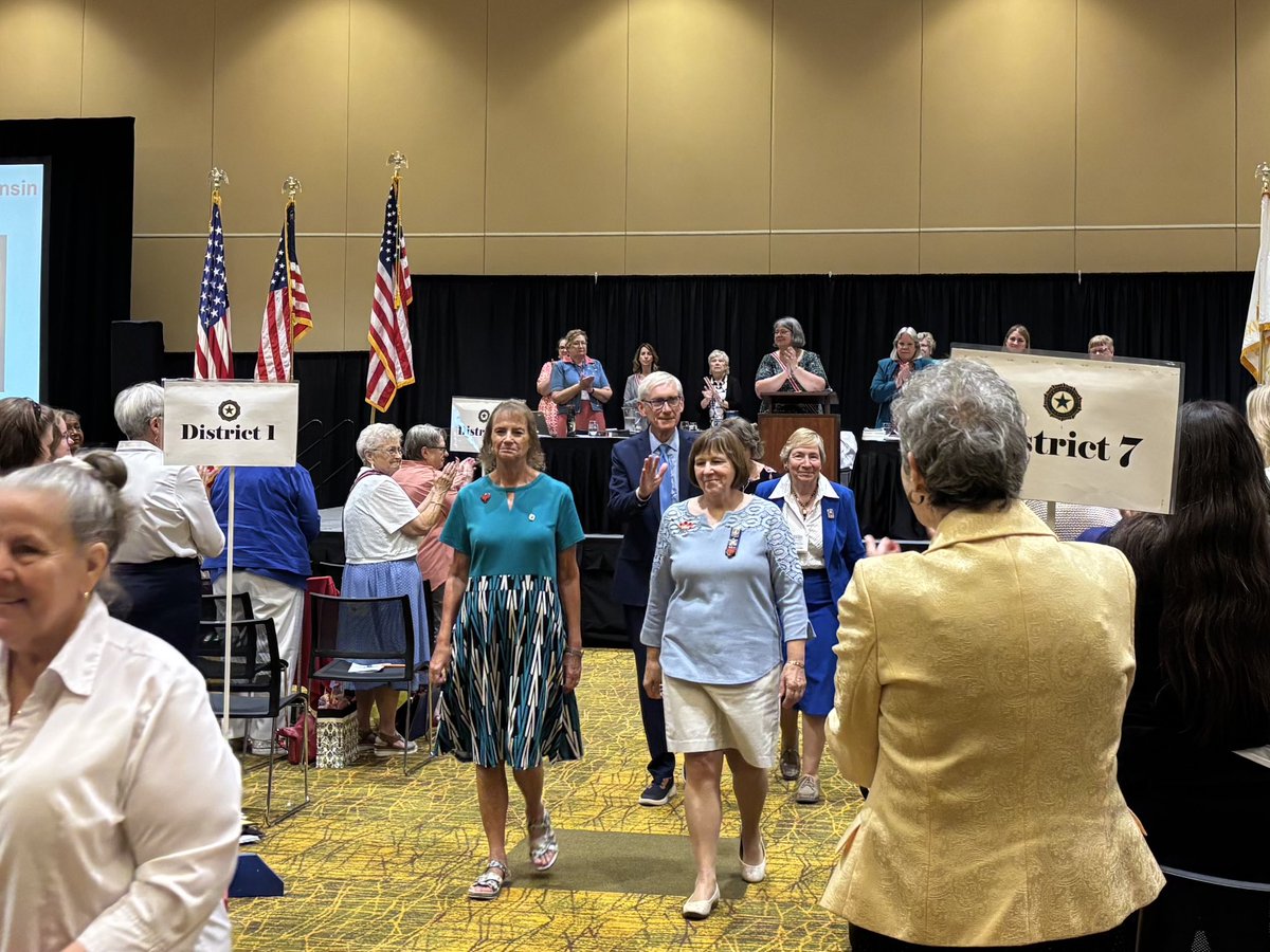 GovEvers's tweet image. Last week, I visited the American Legion and American Legion Auxiliary State Conventions.
We make a promise to our veterans to serve and support them just as they have served and supported us. I'll never stop fighting for Wisconsin's veterans and their families.