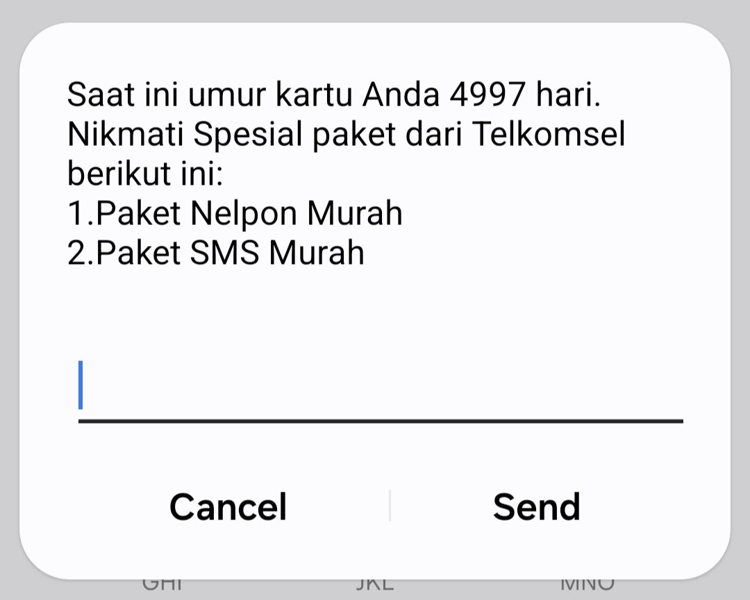 Alhamdulillah nyaris 5.000 hari udah pake nomor ini ✌🏼