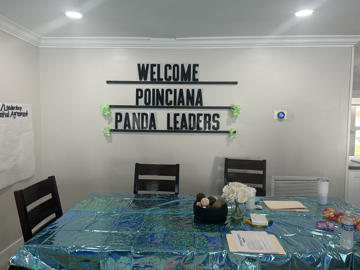 LaCristaParker's tweet photo. Kicked off our SY25-26 leadership retreat today β great energy, full alignment, and a shared commitment to growth and positive culture. Excited for whatβs ahead! #Teamwork #GrowthMindset #TheEnergyBus @pbcsd @PoincianaStem @S_Stockman3 @InstSupSteiger @RachelCapitano @southPbcsd https://t.co/iMnYxliMEg