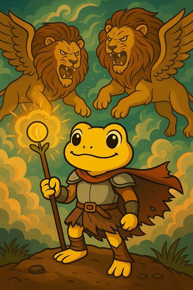 TurboToadToken's tweet image. $TURBO walks not with armies, but with ancient power woven in meme and myth 🐸💛