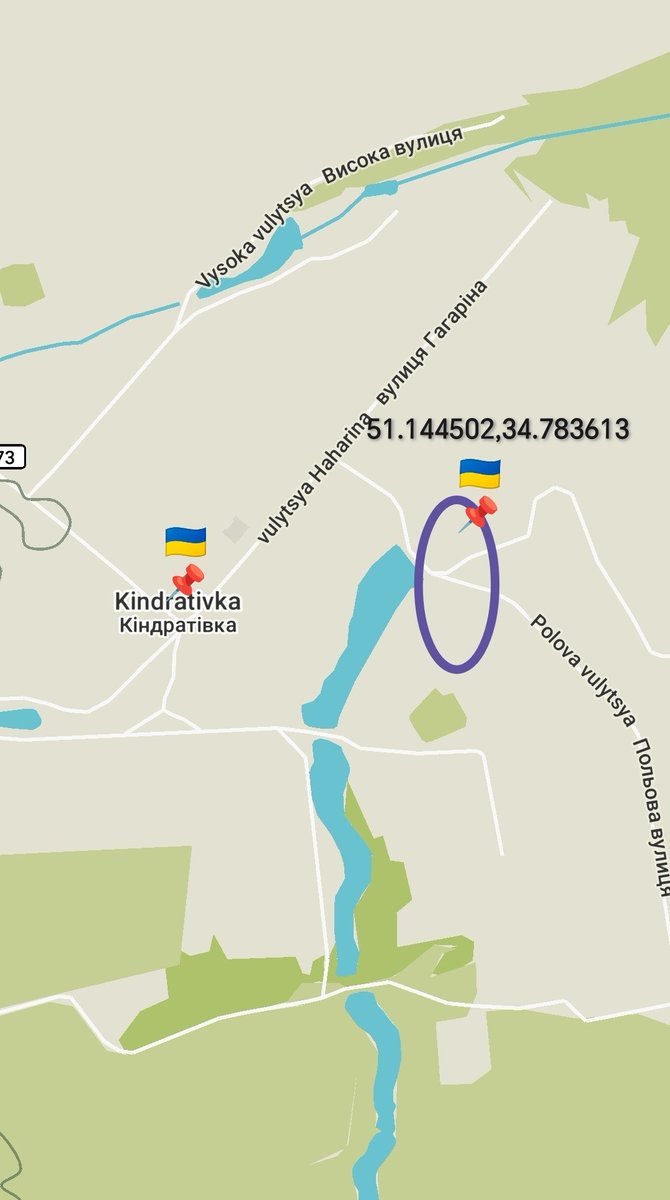 Vijesti11111's tweet image. 79th Air Assault Brigade Advancing north east
Kindrativka of Sumy Province , clashes with 馃嚪馃嚭 30th Motor Rifle Regiment recon in the region.