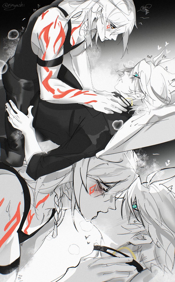 riryachi's tweet image. #phaidei drunk on desire