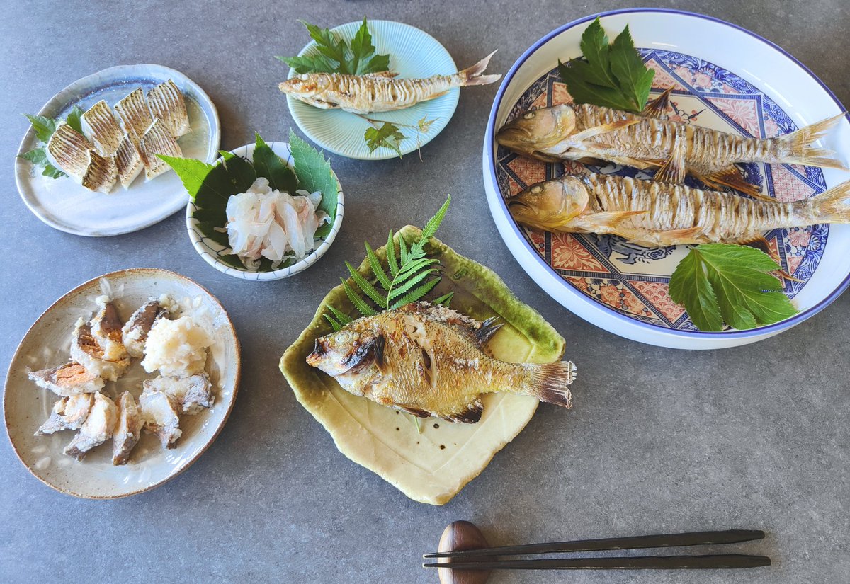 tuna_suma's tweet image. 琵琶湖の恵み🐟️
お皿がお洒落すぎる。私も皿活始めようかしら。
@dimtaktica