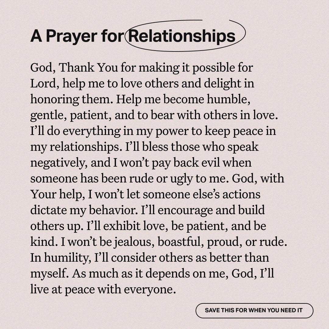 YouVersion's tweet image. Our lives are full of different kinds of relationships. We have spouses, children, friends, co-workers, and extended family members. And because no one is perfect, there will be different degrees of strain that we experience when interacting with people. Even though someโฆ