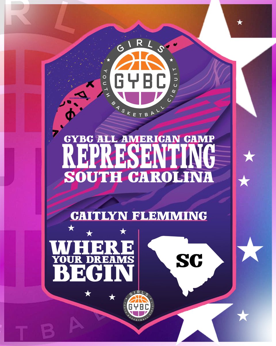 Gybcircuit_'s tweet image. Class of 2032 (Palmetto 76ers/Aja Wilson Elite EYBL) Caitlyn Flemming will be representing SOUTH CAROLINA at the GYBC All American Camp.