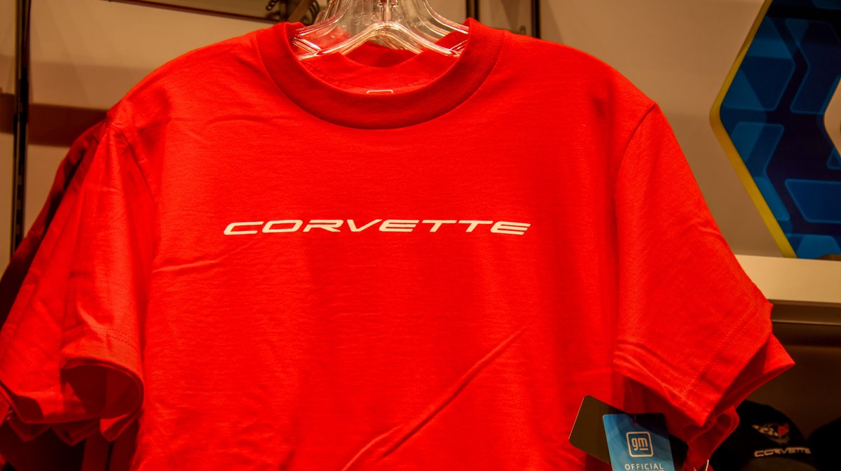 bioreconstruct's tweet image. Corvette shirt available in the Test Track gift shop. $32.
Several other official GM brand shirts available!