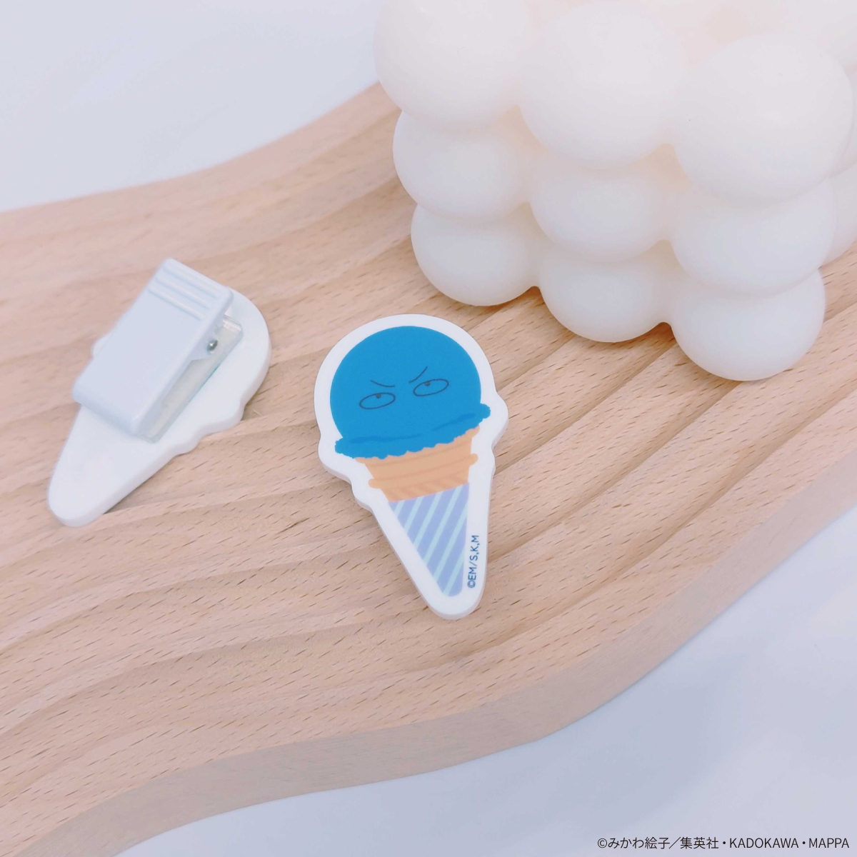 mixxgarden's tweet image. TVアニメ『忘却バッテリー』×mixx garden
🌞 Summer ICE CREAM Cafe🍧
〘グッズ紹介〙
✨アクリルクリップ✨
キャラそっくりのアイスがクリップに🎶
ぬいぐるみに持たせてもかわいい☺️
🔻コラボ詳細
mixxgarden.com/event/boukyaku…
🔻グッズ通販
eimo.jp/page/343
#忘却バッテリー #ミクガ