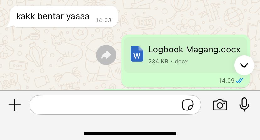EdsyApril's tweet image. testi joki tugas logbook magang
