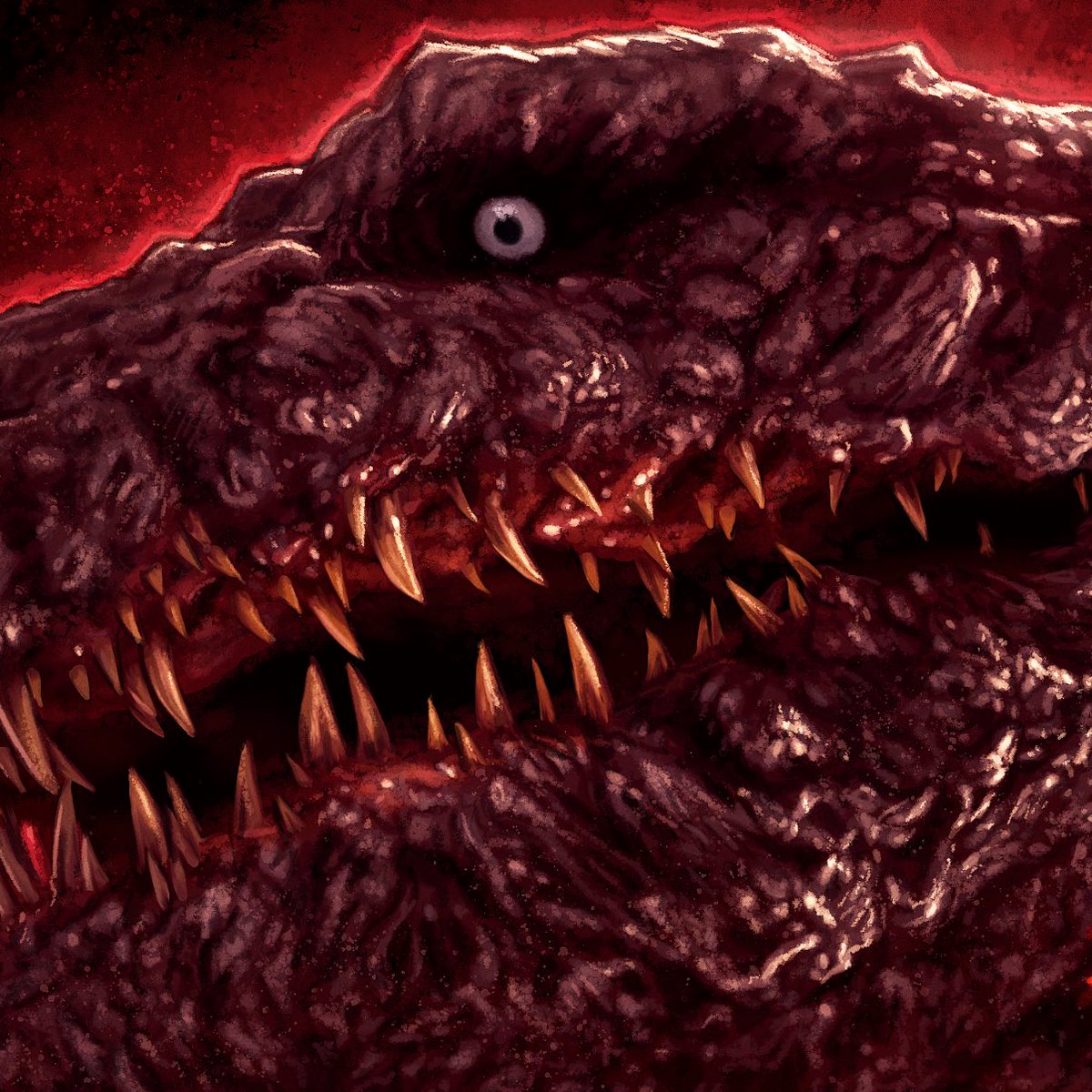 CAVITYCOLORS's tweet image. ๐ฅ SHIN GODZILLA is smashing into theaters again on August 14th, and weโve got a special official tee coming for you to wear on the special night. ๐ Details soon! Hereโs a SNEAKY PEEKโฆ