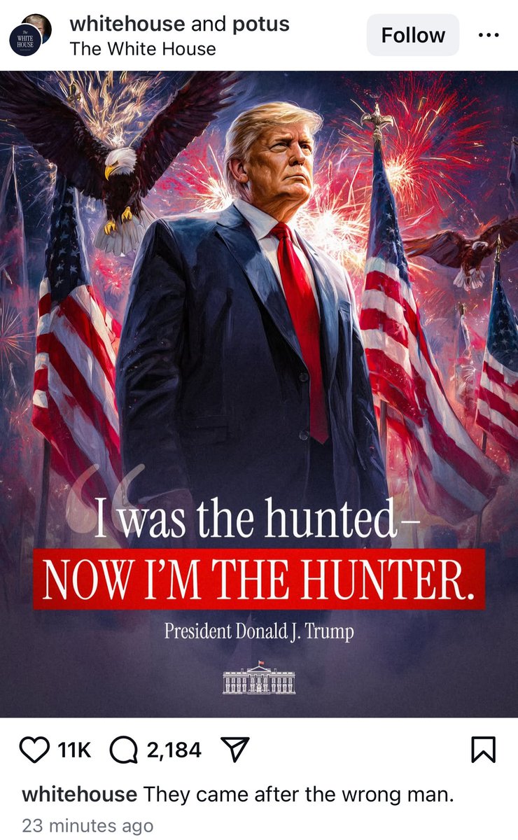 SMohyeddin's tweet image. This is what was just posted on the Instagram of @POTUS @WhiteHouse