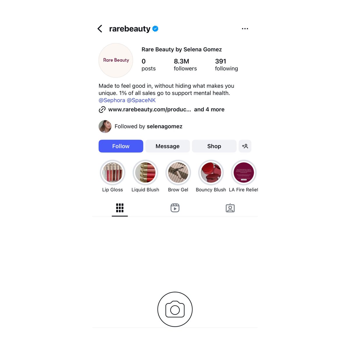 SELENAT0RSARMY's tweet image. Rare Beauty has wiped its Instagram posts ahead of Selena Gomez’s birthday. Any guesses? 👀