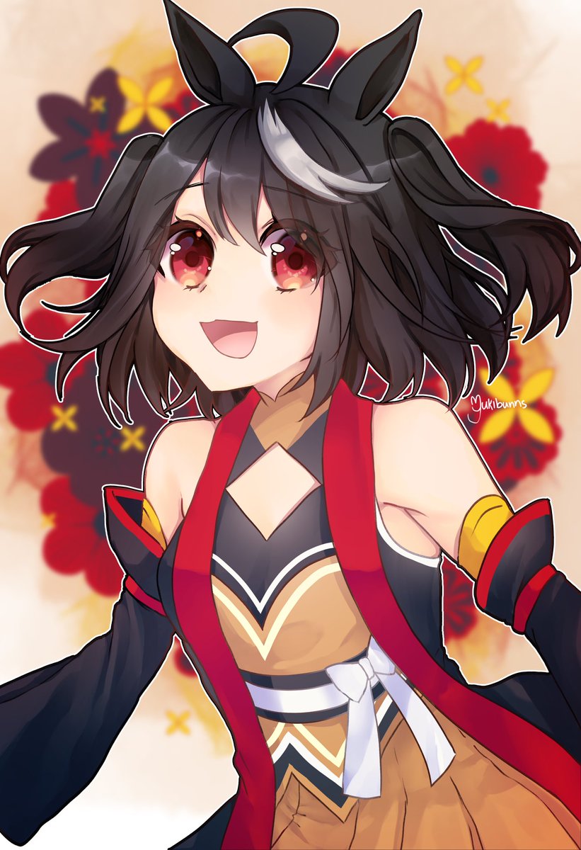 yukibunns's tweet image. No energy to manifest rn but I managed to doodle an Umamusume (although very very very lazily lol)

Banner MVP Kitasan Black ✨
#yukidraws