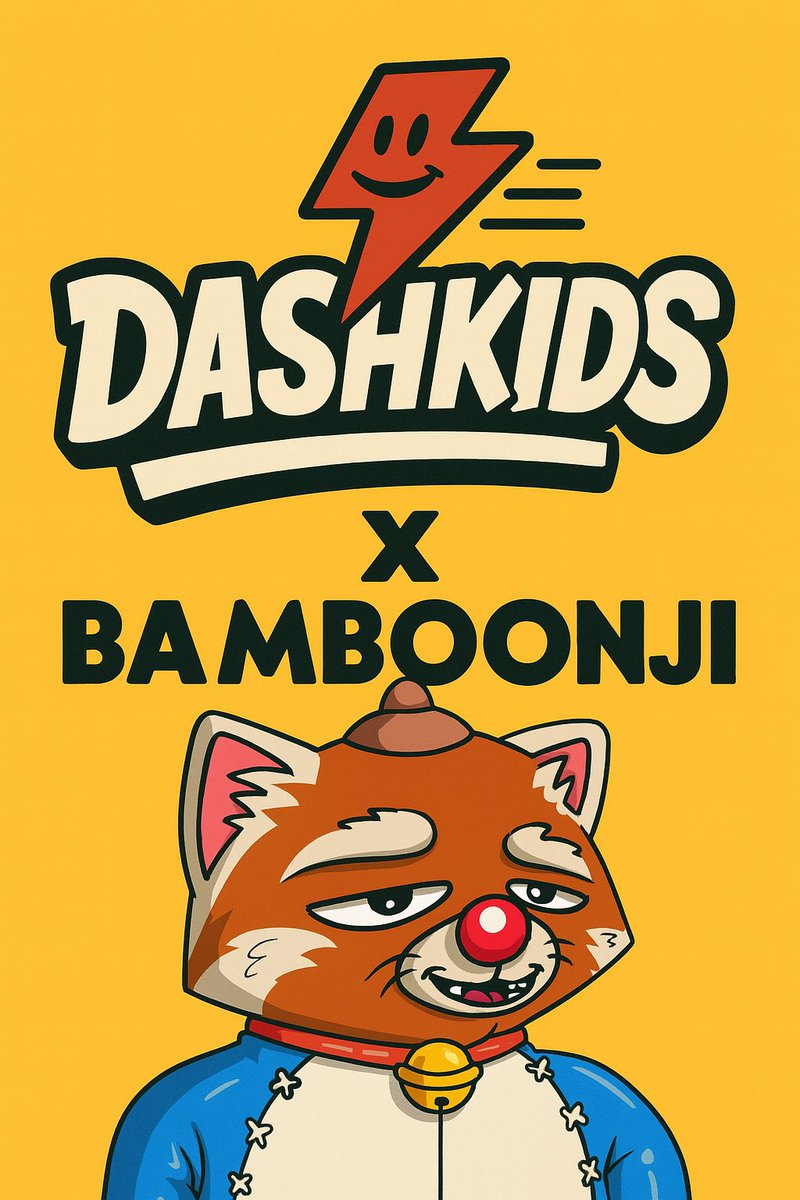 DashKidsnft's tweet image. 🎉 DashKids x @bamboonji Collab! 🎉
We’ve partnered up to give away 100 spots to the DashKids community! 💨🐼
To enter:
✅ Like this post
✅ Tag 3 friends
✅ Repost
✅ Drop your wallet
✅ Follow @DashKidsnft & @bamboonji
Let’s run it up