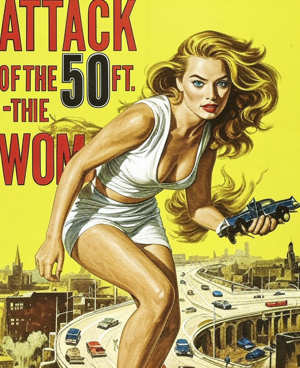 DustyBuns37's tweet image. Margot Robbie will star in Tim Burton’s remake of...
‘ATTACK OF THE 50 FOOT WOMAN’