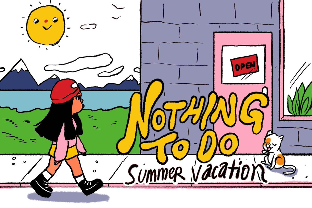 melstringerart's tweet image. “In this game, Summer is bored out of her mind in the small town of Driftwood, until fresh mysteries come calling to be uncovered.” Thanks Screen Australia for funding our game!!! ❤️