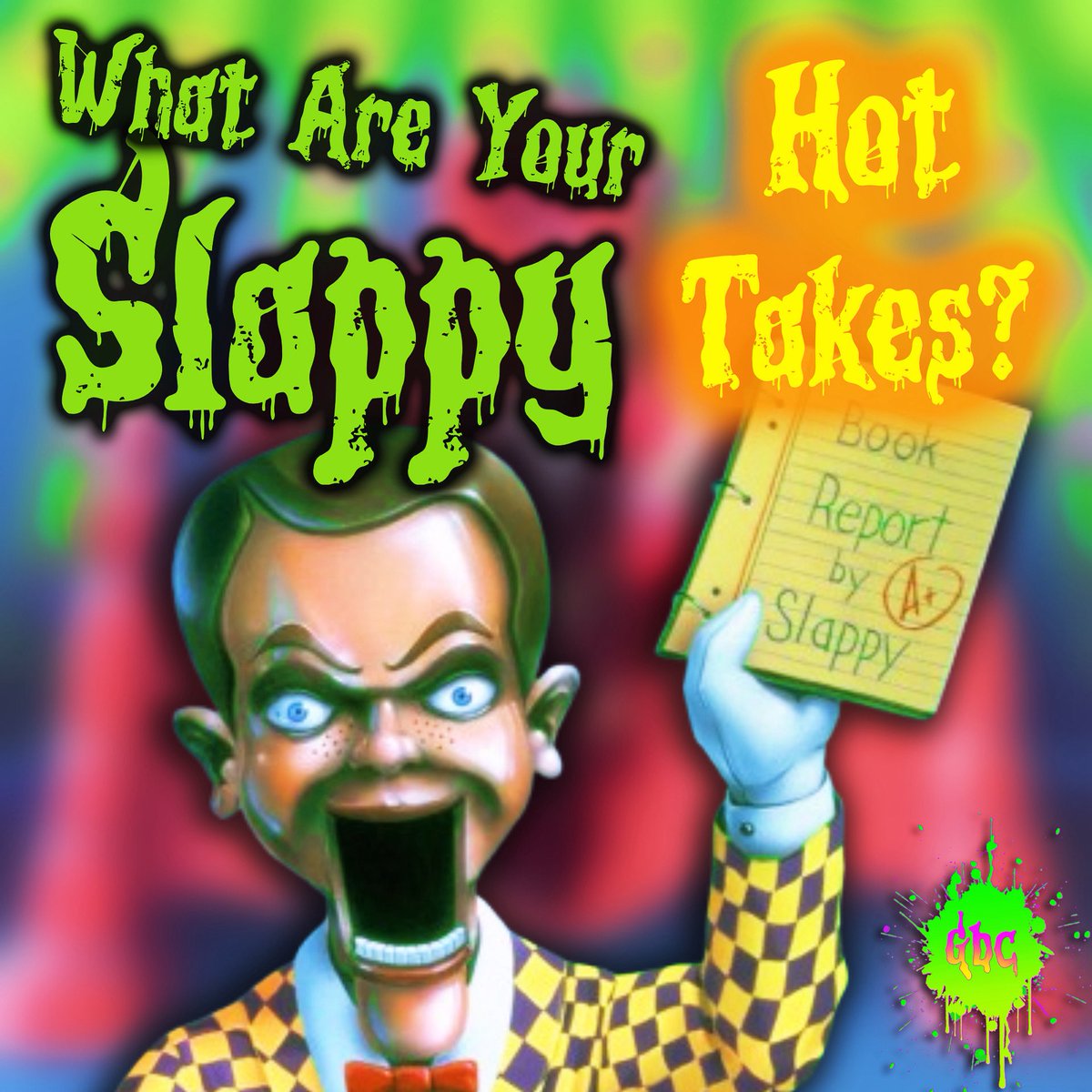 GBCrewPodcast's tweet image. In preparation for our next episode, we wanna know: WHAT ARE YOUR SLAPPY HOT TAKES?
Whether about the stories, episodes, movies, or Slappy himself, we wanna know the unpopular opinions around our favorite dummy, and we’ll give our reactions and thoughts on the show!
#goosebumps…
