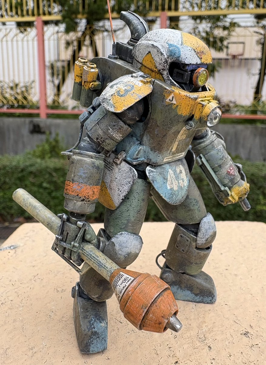 ykh0080's tweet image. I am finished more one Wave re production 1/20 A.F.S. . This A.F.S. MK.II control by A.I robot 🤖.