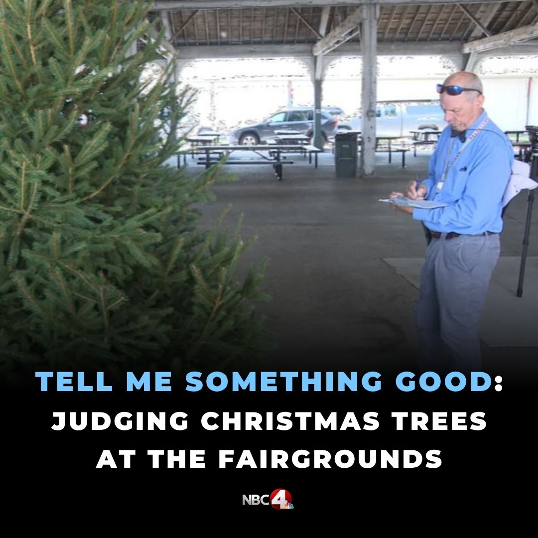 nbc4i's tweet image. TELL ME SOMETHING GOOD: Monday was the annual Christmas tree competition where 140 members of the Ohio Christmas Tree Association brought their best conifers