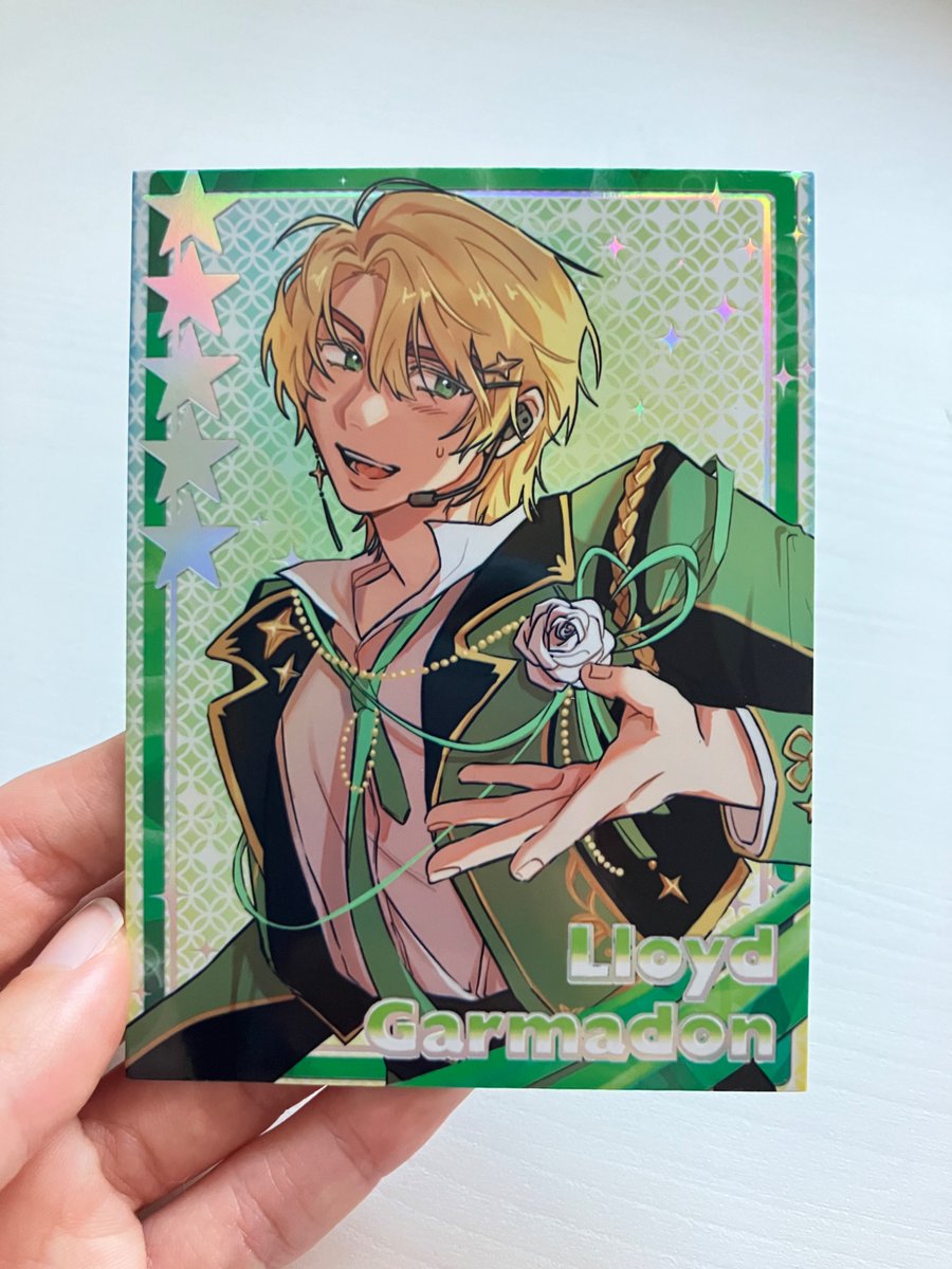 openlycomplex's tweet image. idol lloyd photocard from @keedy_0o4 !!! he’s beautiful *-*