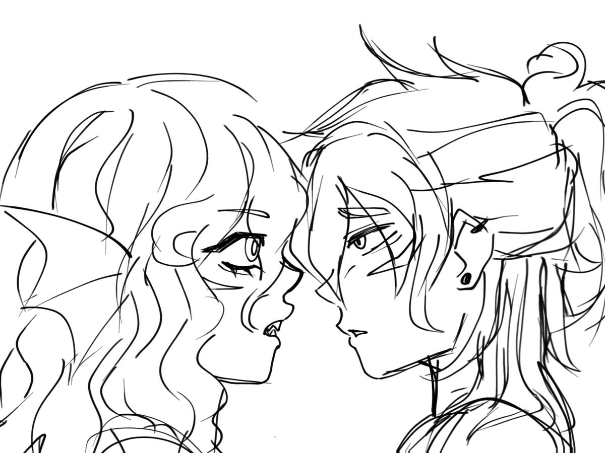 Angi_nho's tweet image. Último do dia! Desenhei meus lindos ocs para ficar feliz