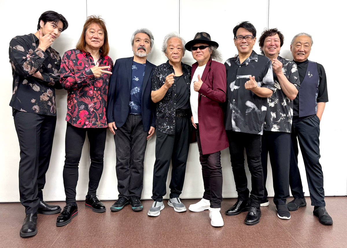 KAI BAND　50TH ANNIVERSARY TOUR「Thank You，Everybody！2025」7/21(祝月)6本目の神戸国際会館 こくさいホール！皆さんの熱い盛り上がりに感動しました！
ありがとうございました！！

丹澤誠二、田中一郎、稲葉政裕、松藤英男、前野知常、岡沢茂、吉田佳史、Mac清水です！