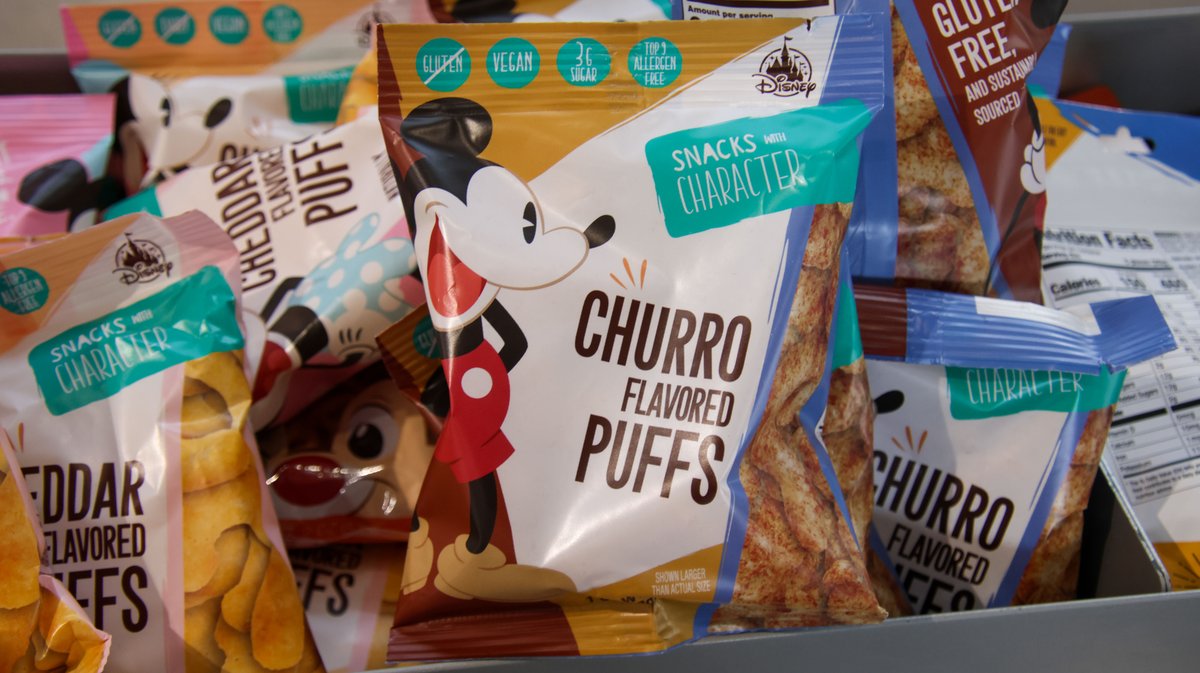 bioreconstruct's tweet image. Churro flavored puffs are available in some Disney Parks gift shops.