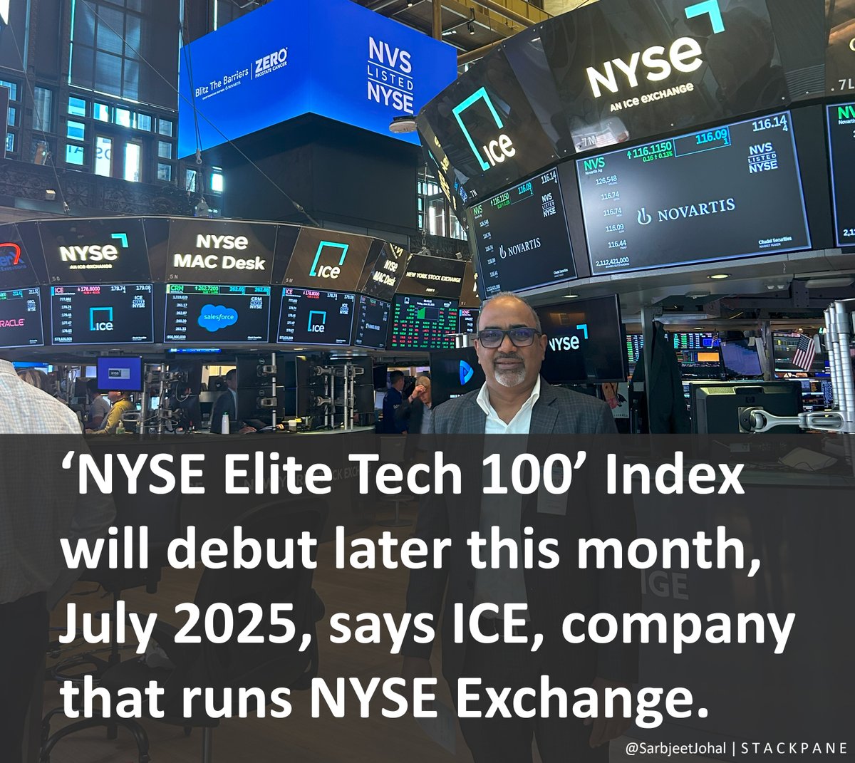 sarbjeetjohal's tweet image. 'NYSE Elite Tech 100' Index will debut later this month (July 2025).
NYSE Elite Tech 100 Index is designed to offer a more precise solution for investors looking for a purer technology leaders benchmark. The new index will include companies listed on all U.S. exchanges,…