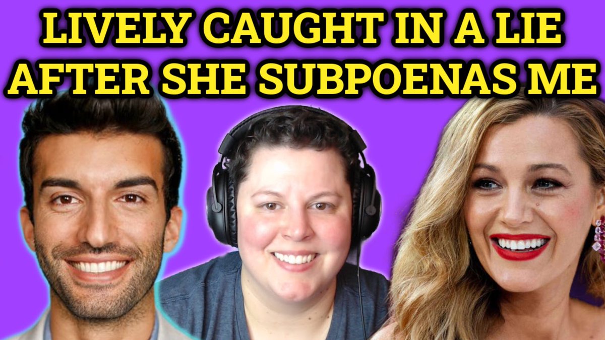 LethalLauren904's tweet image. "OUCH: Blake Lively Got Caught Falsely Accusing Me of a Smear Campaign." Live with @bruce_from_or at 10:20pm EST. youtube.com/watch?v=r69wQS…