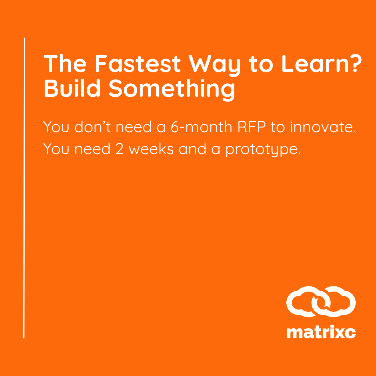 matrixconnexion's tweet image. Let’s bring your next big thing to life:matrixc.com/business-innov…

#RapidInnovation #PrototypingLab #matrixc #MatrixConnexion #InnovationExecution #SmartExperimentation