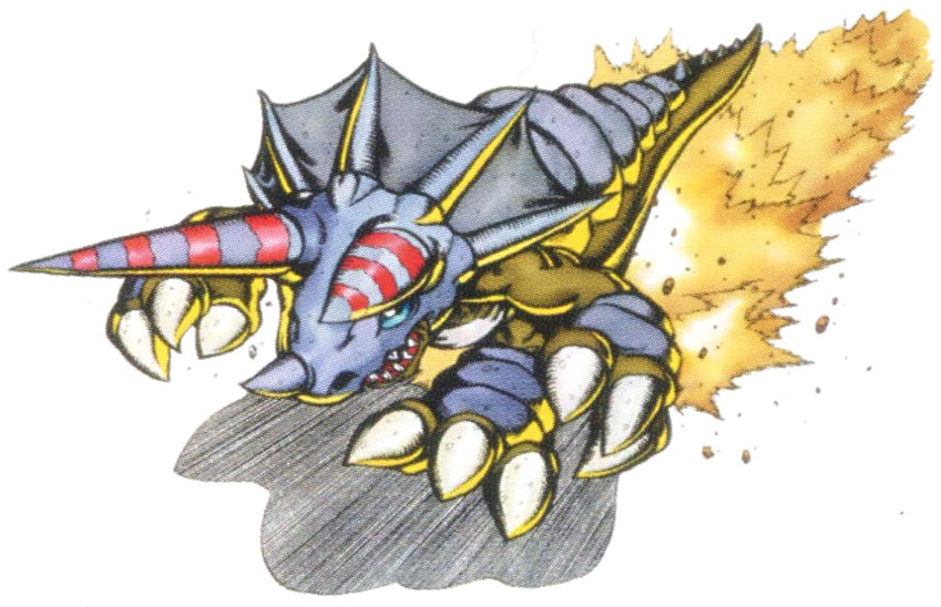 Tri-Horn Attack!!
#Digimon